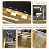 Luxury Black Golden Smart Waterfall Kitchen Sink Integrated Multifunction Digital Display Set Stainless Steel Large Single Slot 4