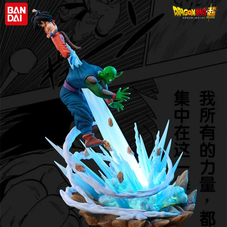 

20cm Dragon Ball Anime Figure Battle Son Goku Vs Piccolo Luminous Pvc Model Action Doll Collectible Children Toy Christmas Gifts