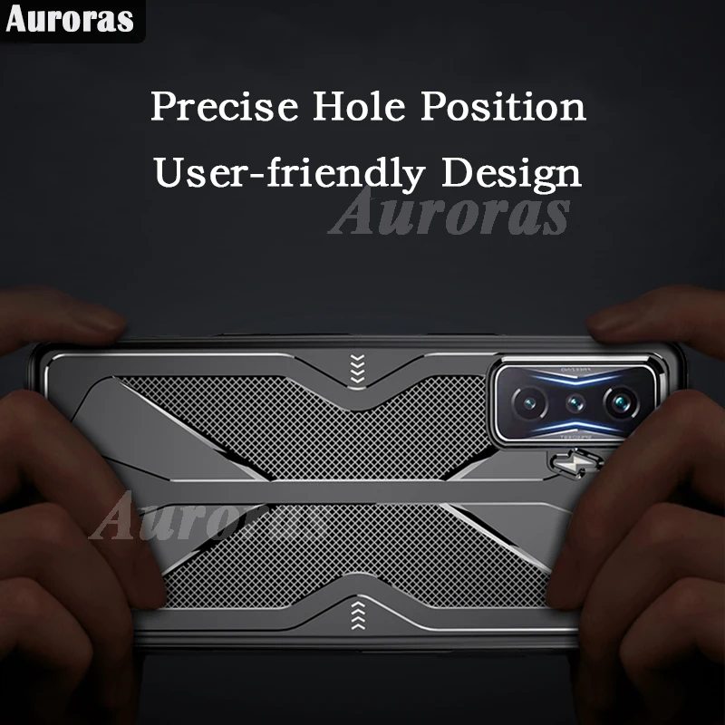 For Mi Poco F4 GT Soft Case Shockproof Cross Ultra-thin Design