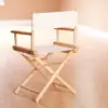Folding Director Chair Durable Solid Wood Portable Design Perfect Trade Shows Outdoor Events Home Use 3