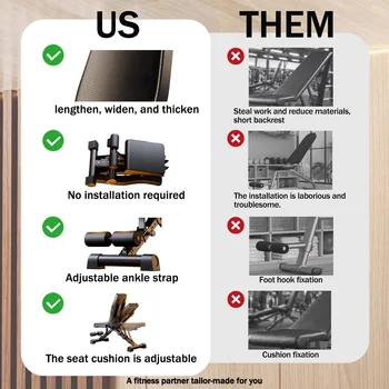 Adjustable Weight Bench for Full Body Workout Multifunctional Strength Training Dumbbell Bench Press Foldable 1000 lbs Capacity 6