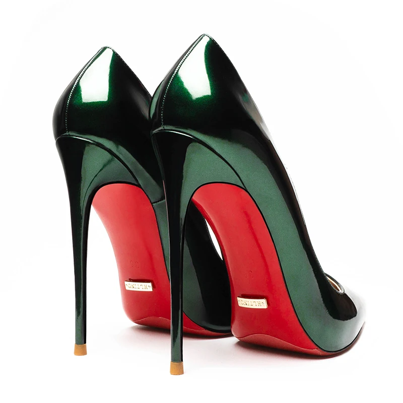 shoes woman 2024 trend Luxury Genuine Leather High Heels Shoes Pointed Toes Sexy Classics Pumps 12cm women's Shoes Size 33-45 3