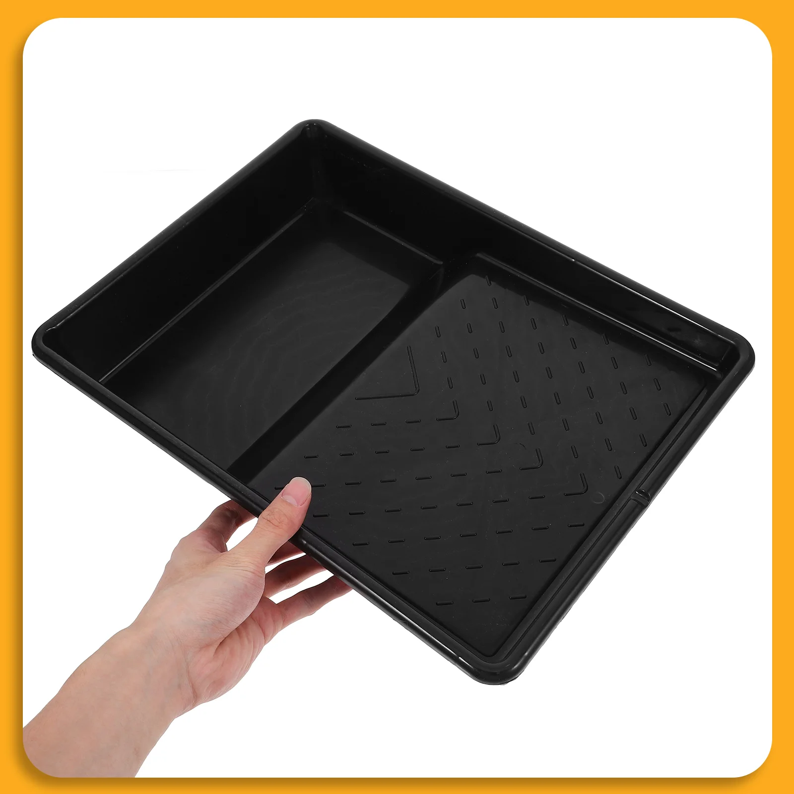 9 -Inch Terrarium Paint Tray Liner Small Roller Wall Painting Supplies Universal Plastic Paper Blue Flat Storage Bins Travel