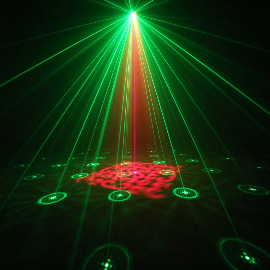 جهاز عرض ليزر RGB صغير 32 نقوش ، إضاءة حفلات ، دي...