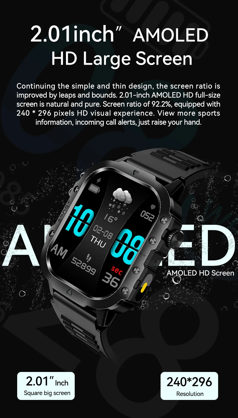 LAXASFIT Outdoor Sports Smart Watch Image 2