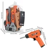 Children Tool Toy Set Boy's Simulation Repair Chainsaw Repair Screwdriver Play House Parent-Child Interactive Toy Birthday Gift 6