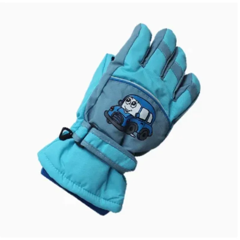 Children's Winter Skiing Windproof Thickened and Warm Gloves