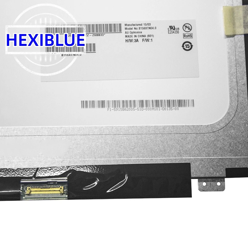 Display de Matriz Lcd para Laptop Tela de 156 Polegada B156xtn04.0 B156xtn04.1 B156xtn04.3 Nt156whm-n12 Lp156whb Tpc1 hd 1366x768 - Imagem 4