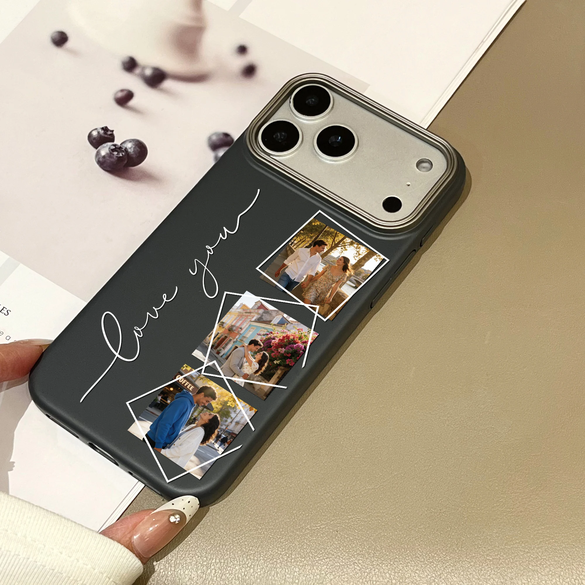 Personalized Custom Parents Children Myself Pets Companion Photos Phone Case