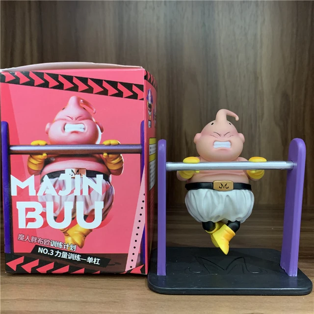 Boneco Majin Boo Fazendo Barras Dragon Ball Z 10cm Novo - Hype Loja™