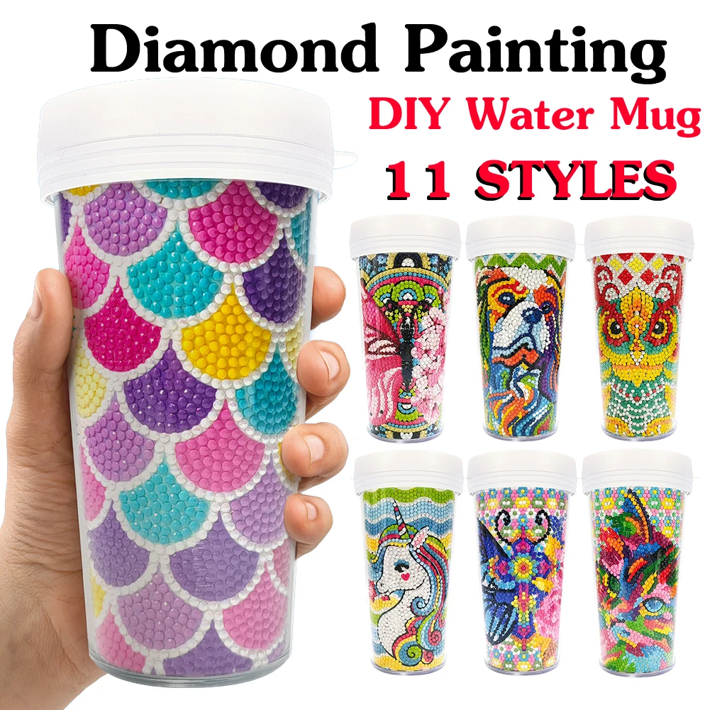 DIY Water Mug Diamond Painting Handmade Embroidery Art Diamond Crafting