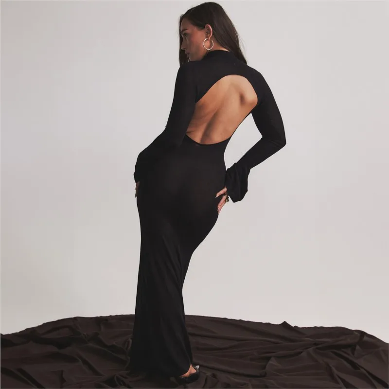 

Пляжная накидка парео, летнее платье, сексуальное для женщин, новинка 2023, облегающее однотонное бикини из спандекса с длинным рукавом и вырезом для купания