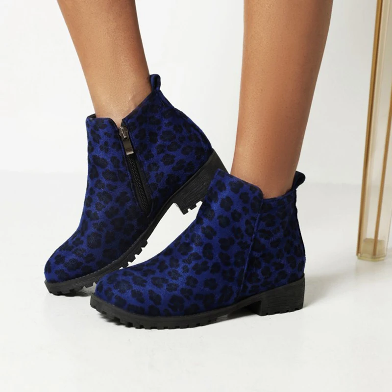 Kolnoo Handmade New Retro Style Ladies Block Heel Ankle Boots Faux Suede Leather Daily Wear Booties Evening Fashion Prom Shoes