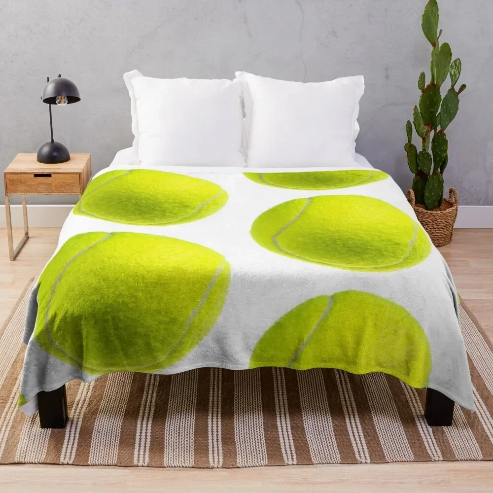

Just tennis ball Throw Blanket Designers Hair Giant Sofa Flannels Blankets