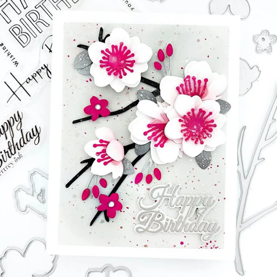 Fustella Metallica Per Scrapbooking 10x10 Cm – Stencil Taglio A Forma Di Fiore Con Griglia, Sagoma Per Album E Biglietti Fai Da Te