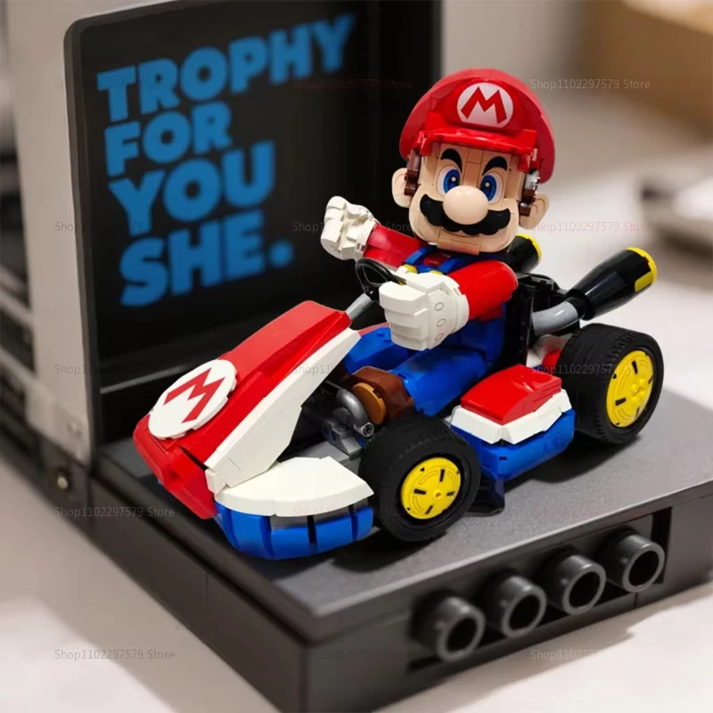 2025 New Racing Kart Building Blocks 1972pcs DIY Creative Educational STEM Playset Toy Set for Kids and Aldult Christmas Gifts