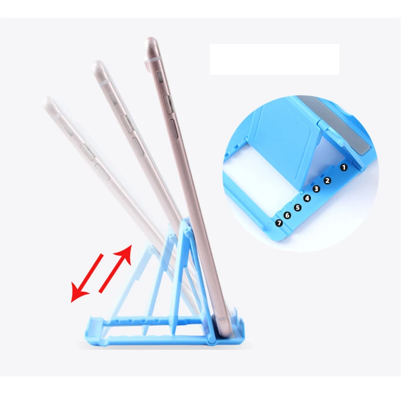 Foldable Desktop Holder Portable Moblie Phone Stand For Iphone IPad Samsung Xiaomi Tablet Desk Bracket Adjustable Phone Holder
