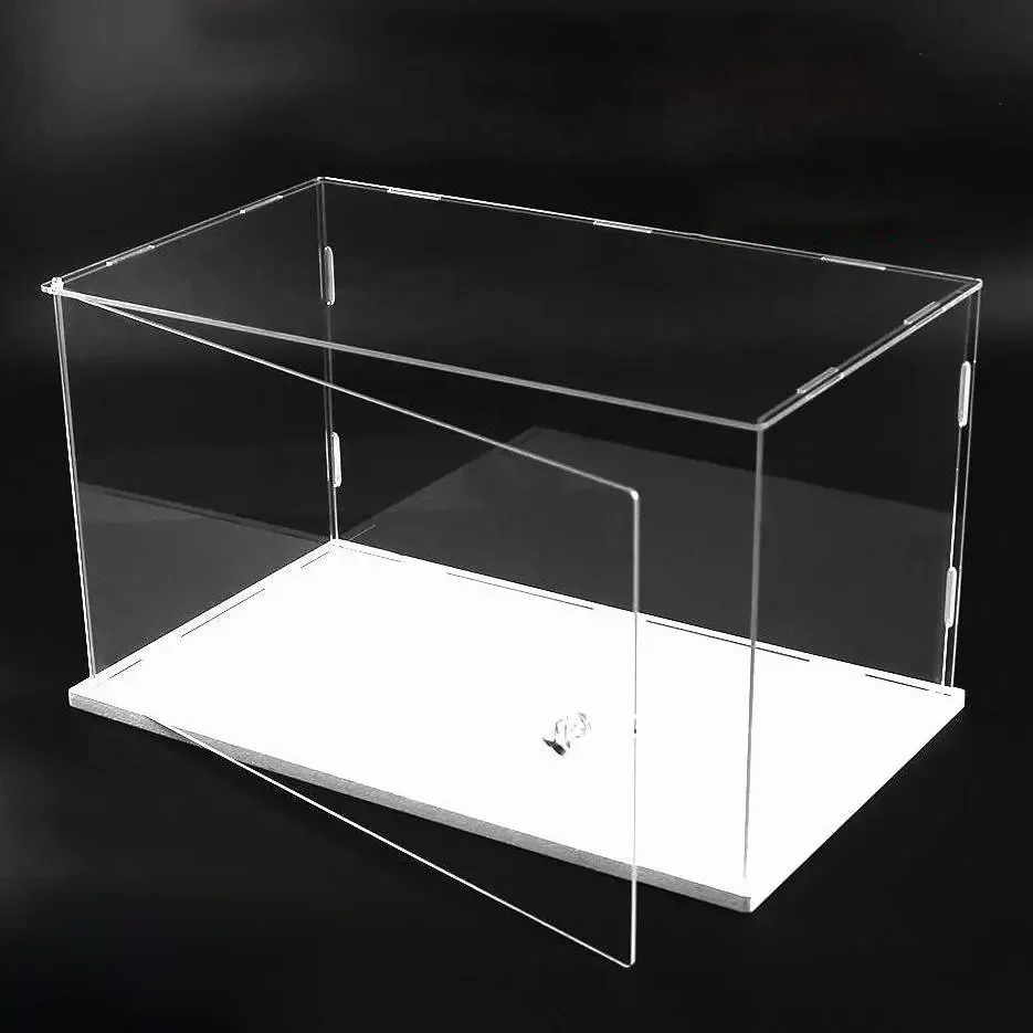 Acrylic Display Case with Door Assemble Acrylic Box for Collectibles Action Figures Toys Storage&Organizing Blindbox acrylic display case acrylic display box