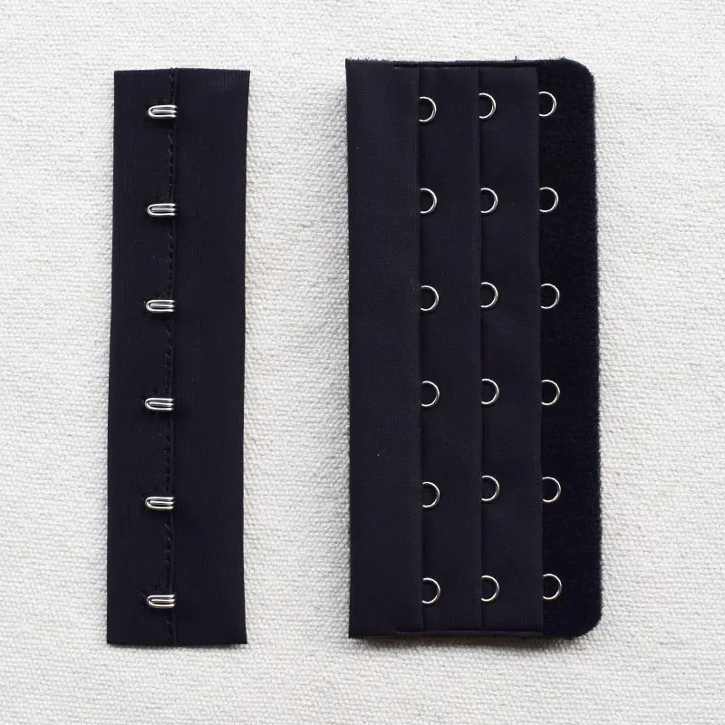 6-Hooks 113mm Wide,Bra Hook and Eye Bra Strap Sew-in Fasteners,Underware Expander Hook Extender Women's underwear accessories