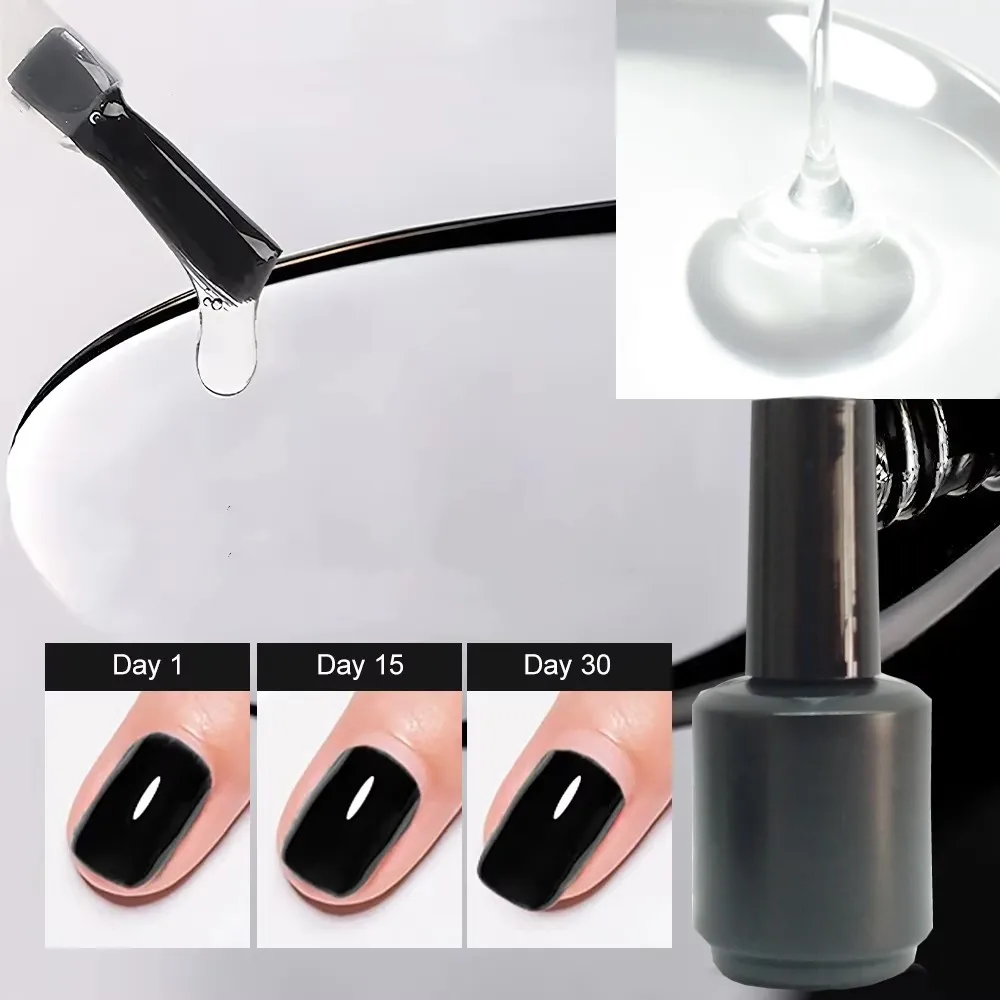 Semi-permanent Gel Polish 15ml *2 pieces UV Gel Varnish Finish gel Top Coat gel 5