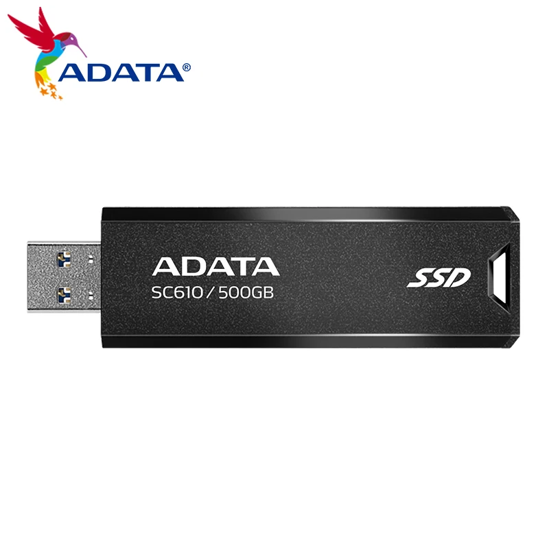 External Hard Drive Solid Flash Drive ADATA SC610 Portable SSD 500GB 1000GB 2000GB For PS5 Desktop Laptop PC