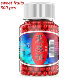 Jelly Lure Fish Food Attractant with Nutritious Egg Aroma - 300 PCS (Sweet fruits 300PCS)