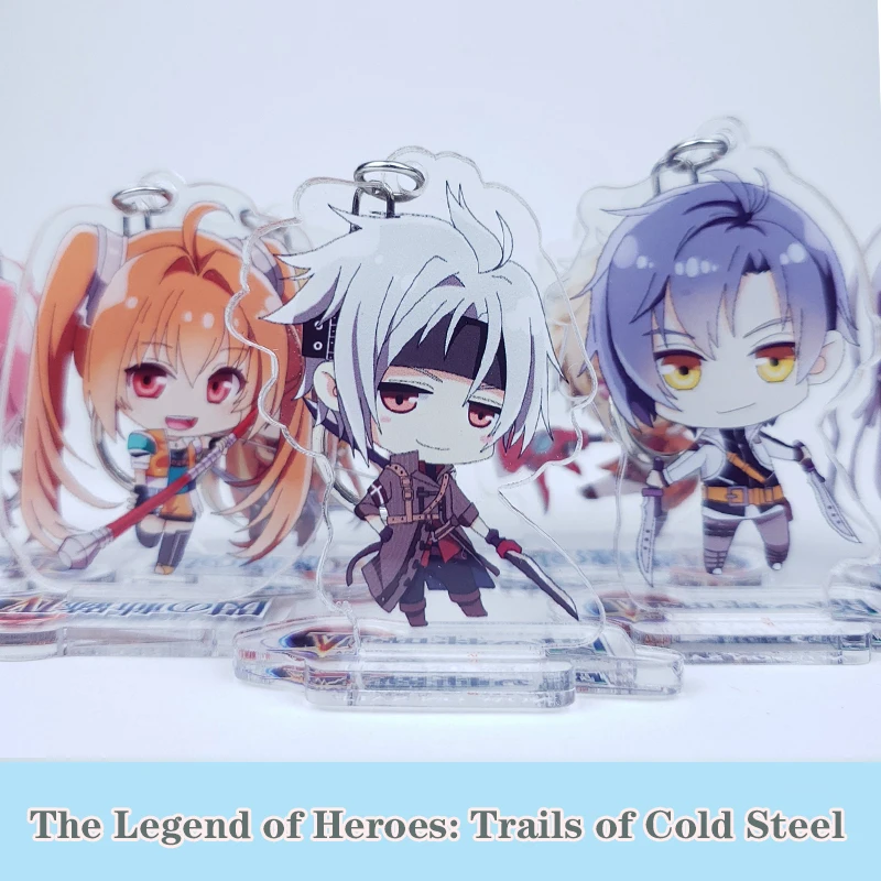 Gioco The Legend Of Heroes Trails Of Cold Steel Towa Herschel Acrilico Stand Display Figura Portachiavi Cosplay Portachiavi Ciondolo Regalo
