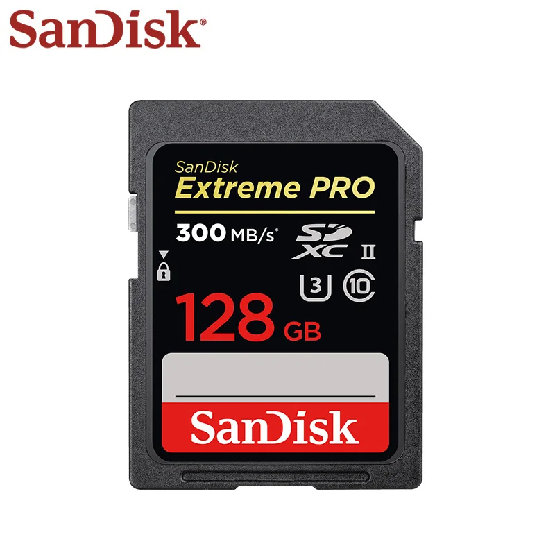 SanDisk Extreme Pro ī޶ SD ī, SDHC SDXC Ŭ 10 ޸ ī, UHS-II ÷ ī, 300 MB/s, U3, 64GB, 128GB