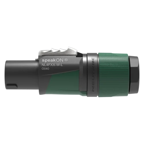 Swiss made NEUTRIK NL4FXX-W-L 4 pole speakON cable connector screw terminal assembly Cable Diameters 10 to 16MM cable connector assembly