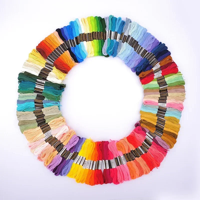 Embroidery thread Cross Stitch Thread 50/100/150/447 Colors for DIY Sewing Needlework Handicrafts