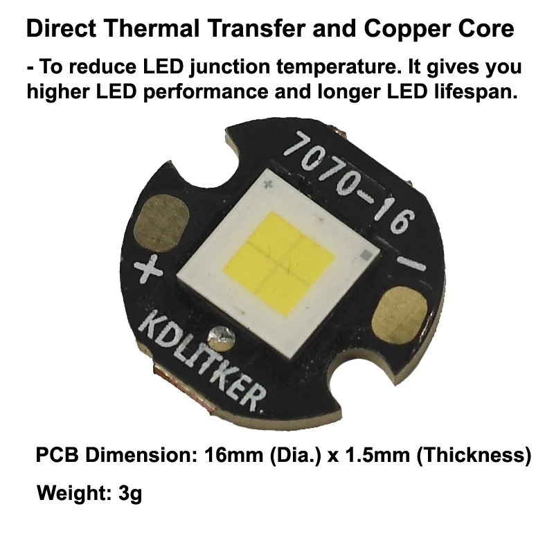 6Pドロップイン CREE XHP70.3 HI 6500K 高演色ledライト 6Pドロップ