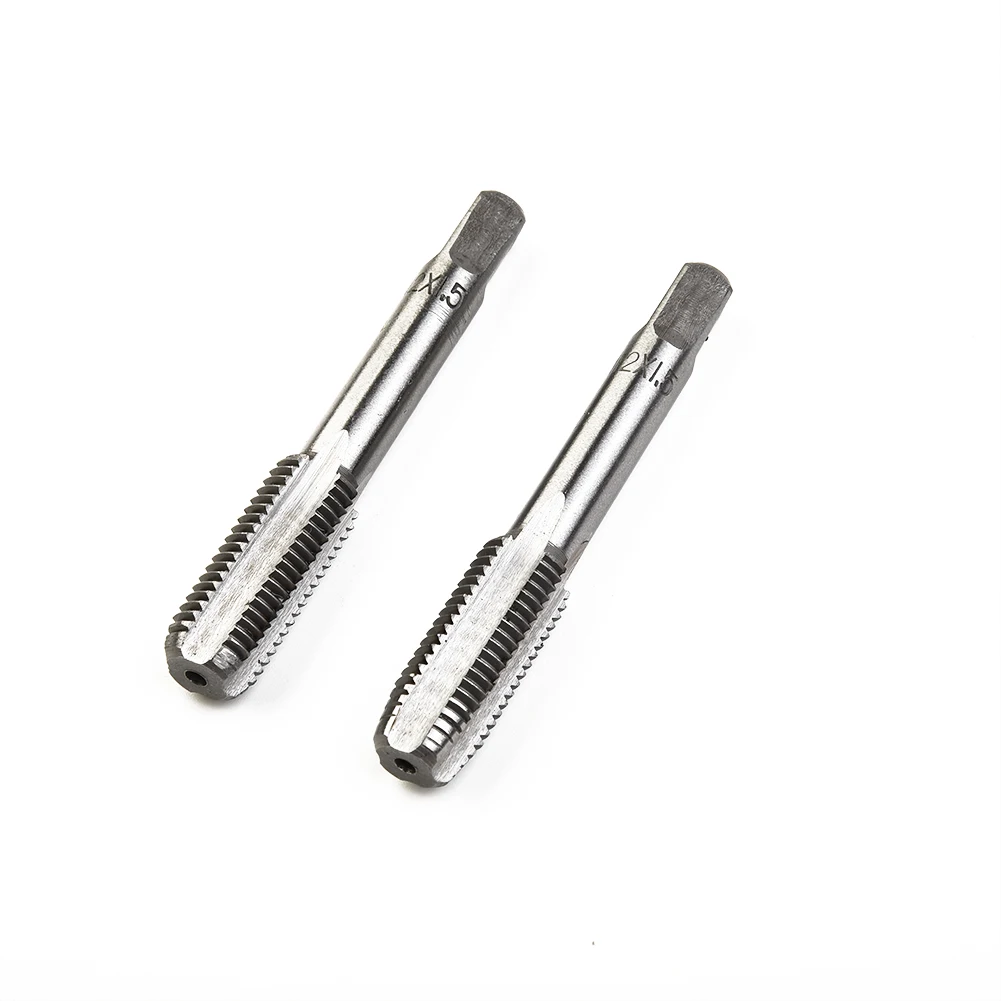 2 stücke Rechtsgewinde Gewindebohrer HSS Maschine Stecker Gewindebohrer Metrische Gewindebohrer Bohrer Gewinde Werkzeug 12mm 14mm 16mm 18mm 20mm Handgewindebohrer Bohrer – Detail 2