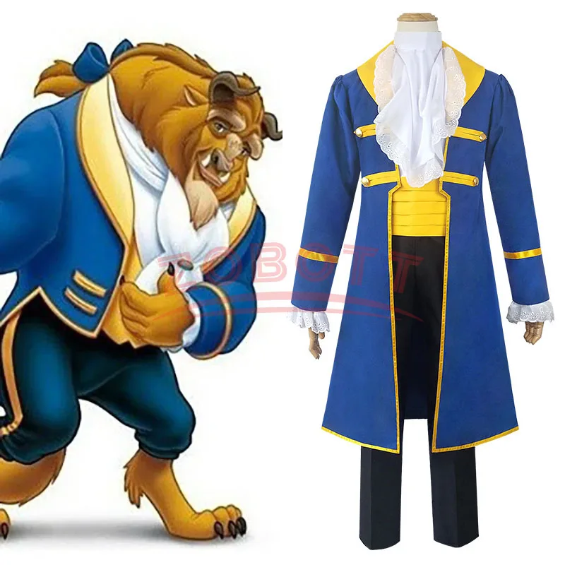 

Prince Beast Cosplay and the Beasts Costume Outfit Halloween Carnival Costumes for Adult