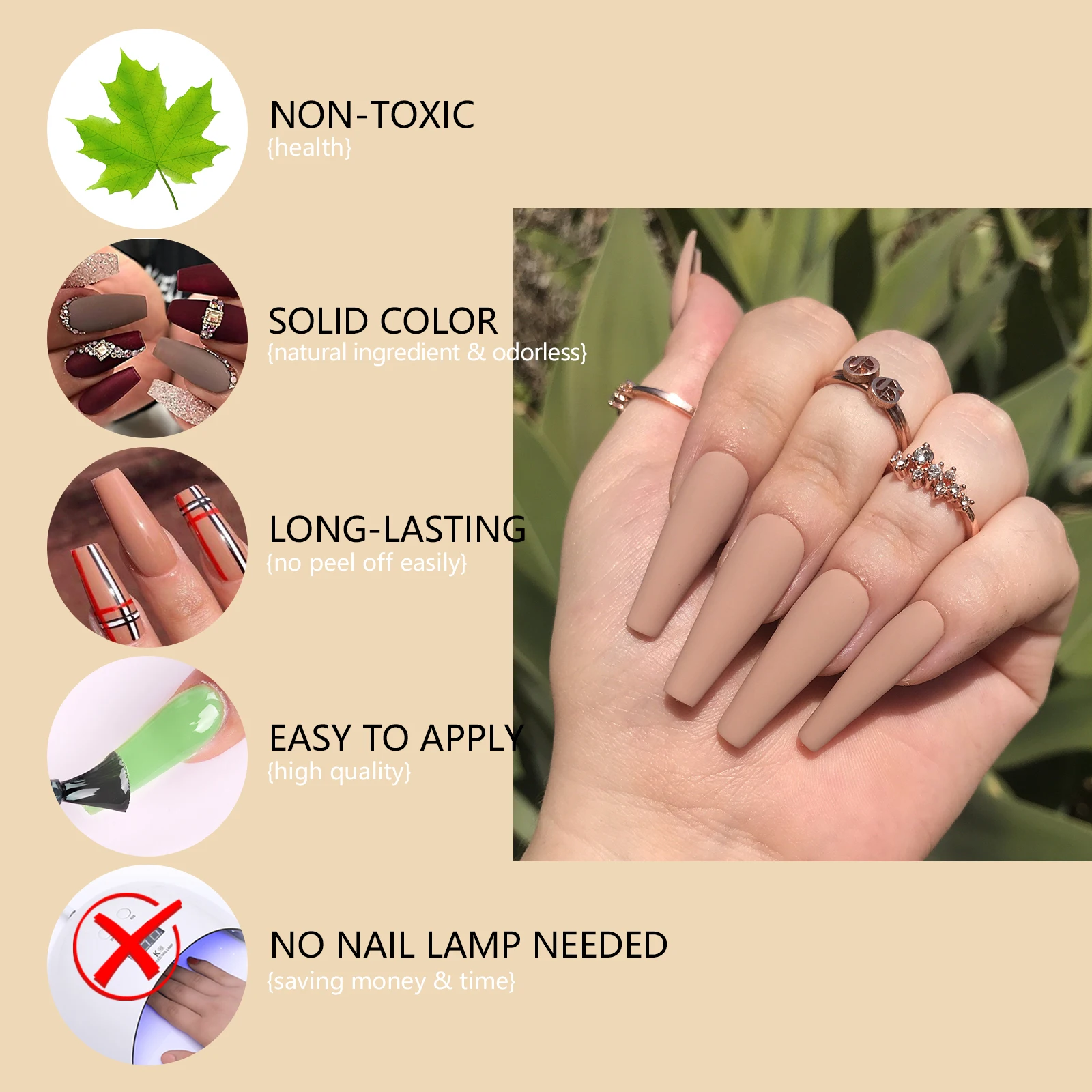 10 Colors Acrylic Powder Set Brown Grey Series Professional Polymer Powder Nail Kit for Fall Winter Nail Extension Saviland