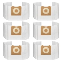 

6Pcs Dust Collection Bags For RIDGID VF3501 3-4.5 Gallon Wet Dry Vac High-Efficiency Dust Bags,Garbage Vacuum Filter Bag