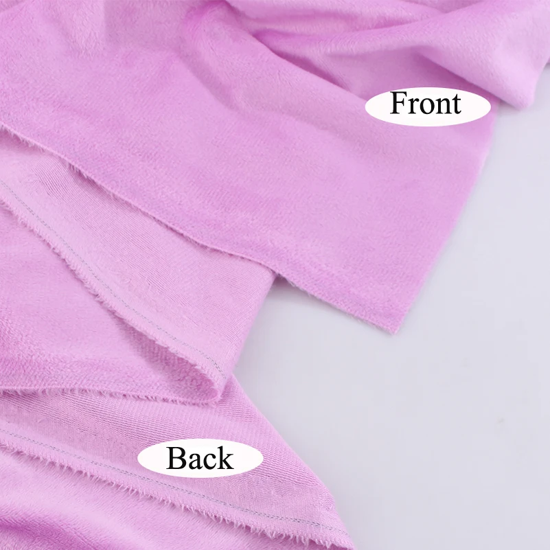Big Size Plain Short Plush Fabric Soft For Diy Handmade Sewing