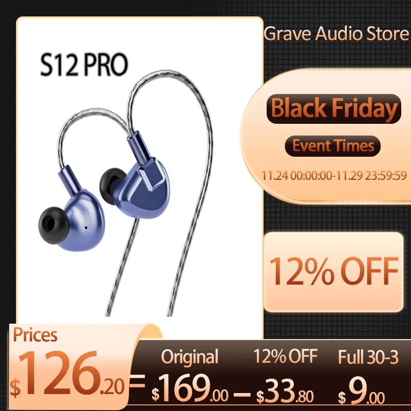LETSHUOER S12 Pro S uchawki Planar 14 8mm S uchawki Hi Fi Odpinany 