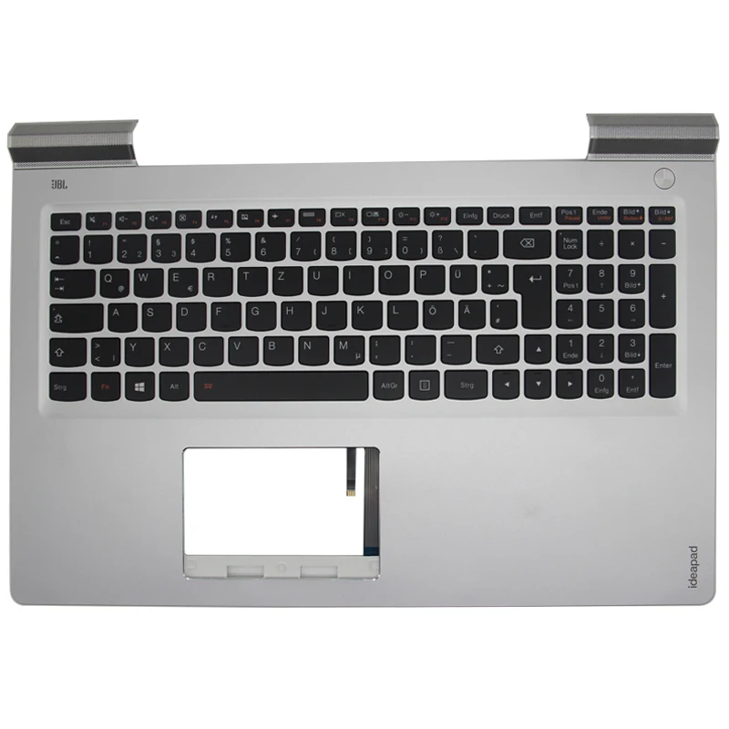 

Оригинальный Упор для рук для Lenovo IdeaPad 700 700-15ISK 700-15, верхний корпус с немецкой клавиатурой 5CB0L03470, черный