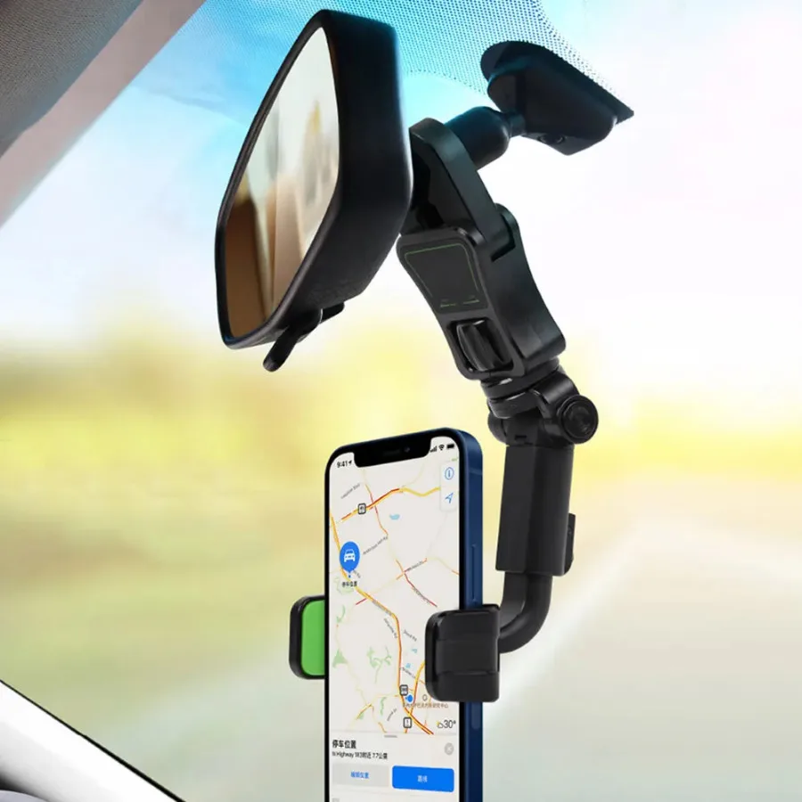 

1Pc Auto Phone Stand Holder Tools 360° Adjustable Rotatable Car Accessory Phone Mount For Cell Phone Samsung Galaxy Apple IPhone