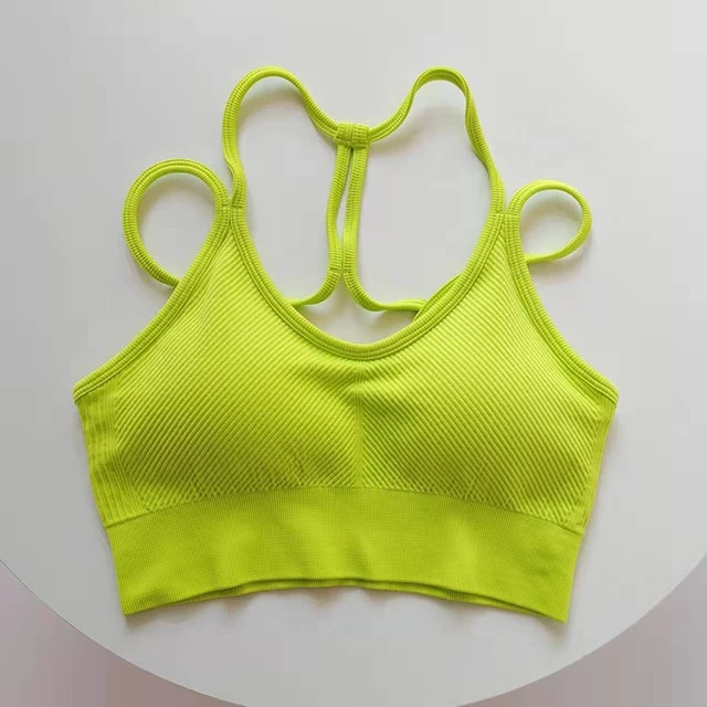 Women Sports Bra Shockproof Fitness Tops Sportswear Gym Crop Top Brassiere  Push Up Sport Bras Gym Workout Top Seamless Yoga Bra - AliExpress