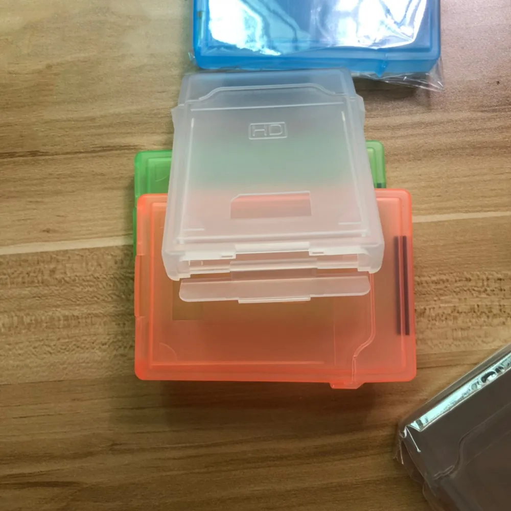 깨진 솔리드 스테이트 드라이브 하드 디스크 드라이브 버클 디자인 2.5인치 HDD 케이스 저장 박스 하드 디스크 드라이브 케이스 드라이브 보호 박스