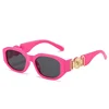Luxury Brand Designer Vintage Oval Deep Pink Sunglasses Women Classic Big Frame Fuchsia Sun Glasses for Female rose red eyewear 1