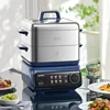 SUPOR 220V Removable Base Electric Steamer Household 16L Three-layer Stainless Steel 2100W Multifunctional Steam Box 3