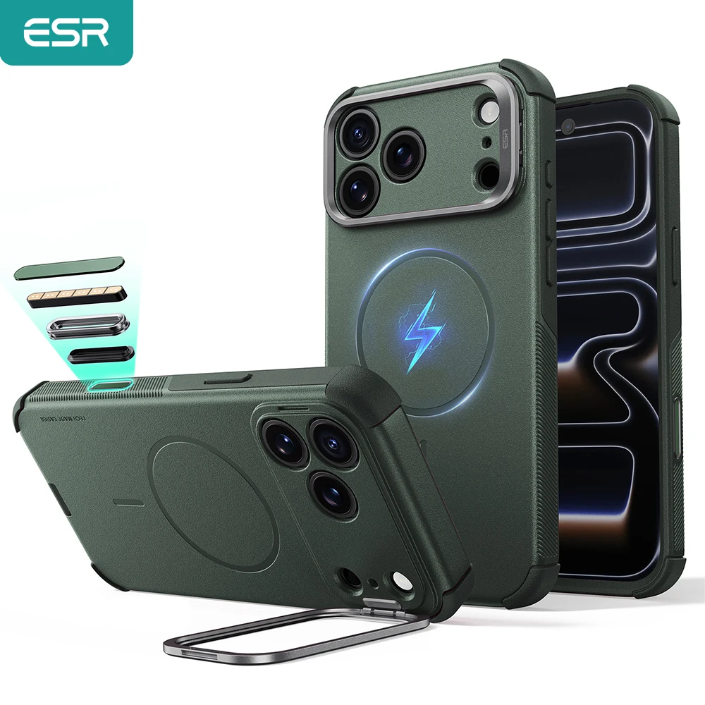 Enhanced Military-Grade Protective Magnetic Phone Case with Camera Control Button