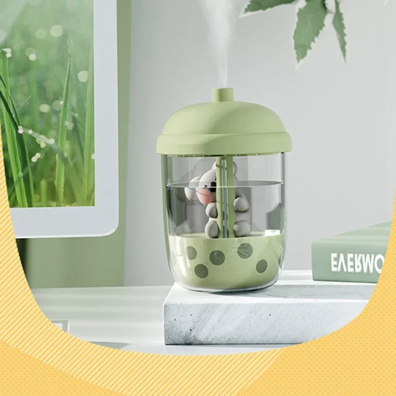 

Humidifier High Fog Household Small Portable New Cute Koala Milk Tea Cup Desktop USB Mini Perfume mini humidifiers