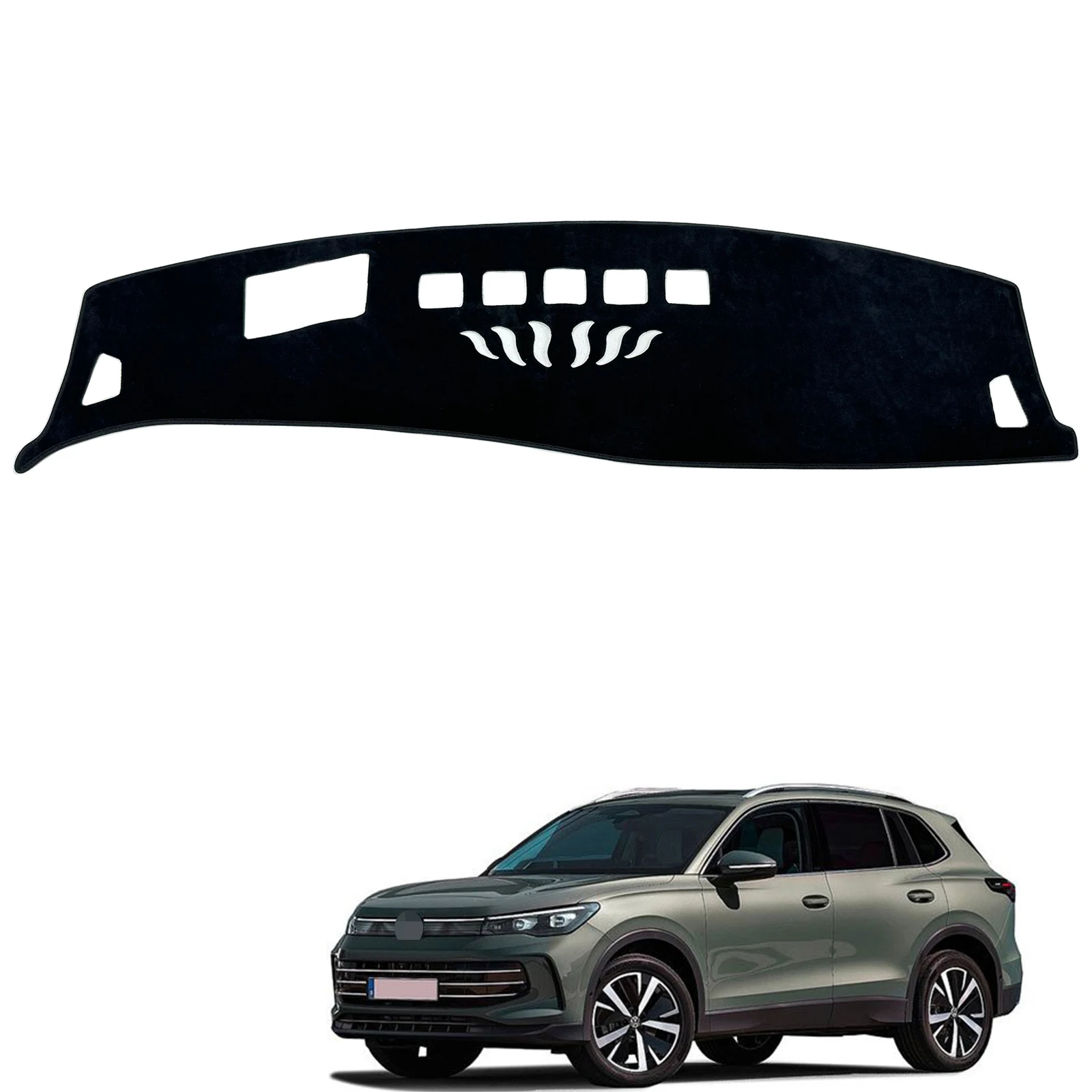Car Dashboard Pad for VW Tiguan tayron Interior Accessories Sunshade Protective Cover Dash Mat Dashmat