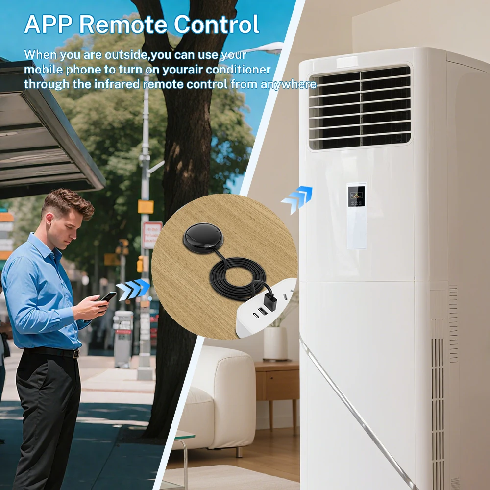 Smart WiFi-Enabled IR Remote for Home Automation - Control via Smart Life App