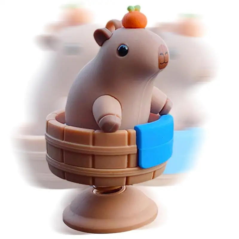 

Cartoon Shaking Head Capybara Car Accessories Car Dashboard Cartoon Capybara Home Car Desk Decorations