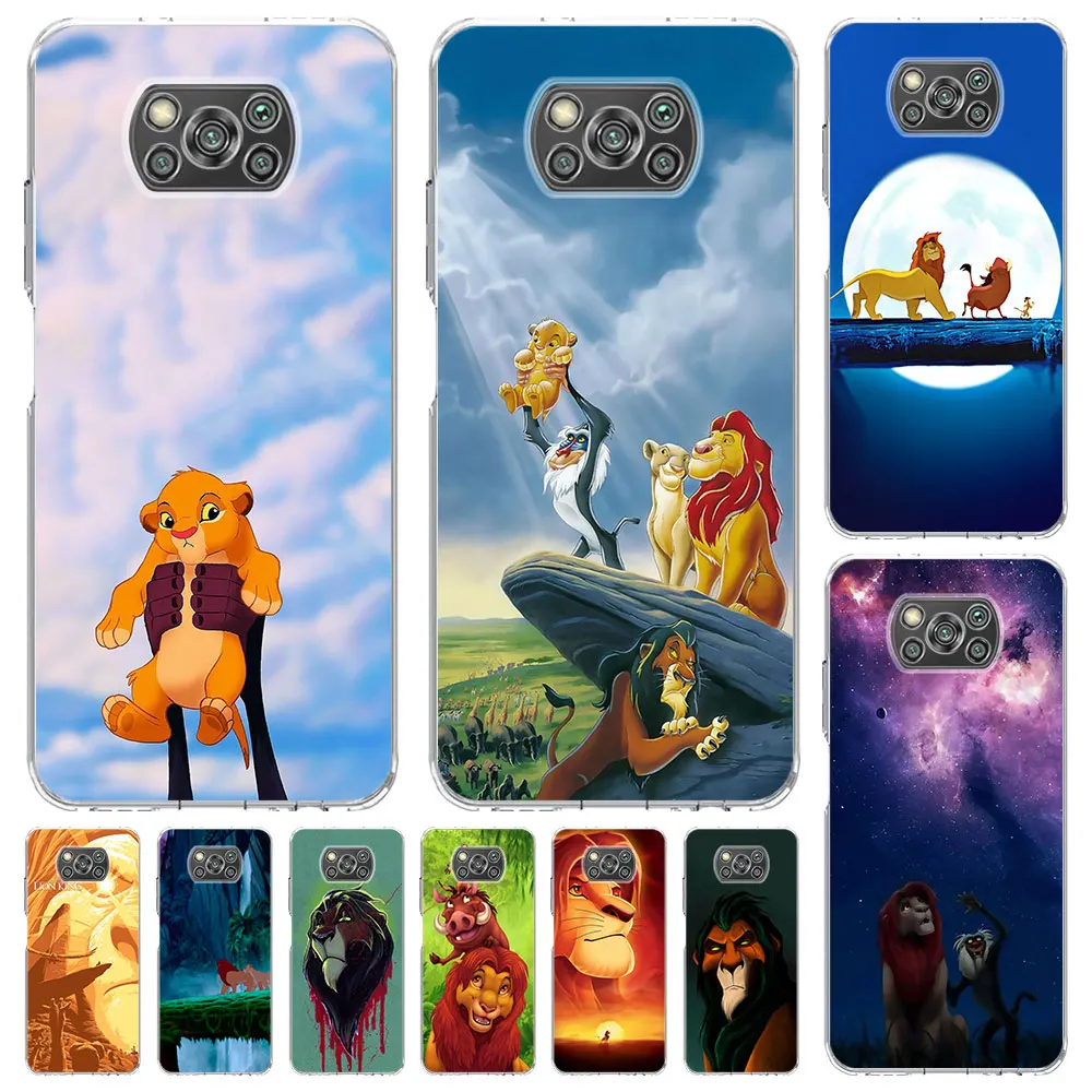 The Lion King Cover Per Xiaomi Poco X5 F3 M5S X3 Nfc M5 X4 Gt M4 Pocophone F1 F2 M3 M2 Pro Custodia Per Telefono In Silicone Trasparente