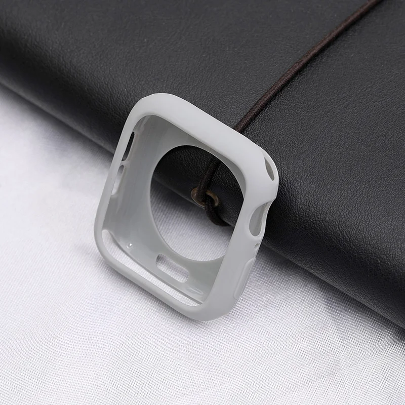 Premium Silicone Watch Case Bumper Protector Cover - Universal Fit for Various Sizes and Series